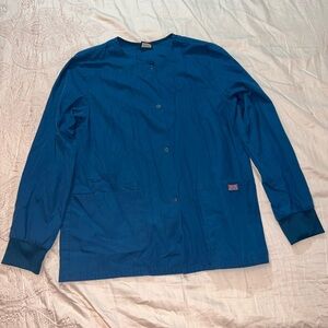 Cherokee like new Caribbean Blue Scrub Jacket